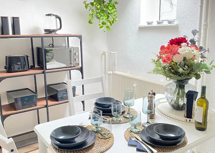 Superhosts Zentrum - Kueche - Netflix - Kaffee Apartmán Brémy